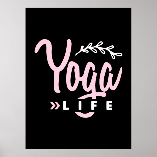 Póster Yoga Lover | Yoga Life (Frente)