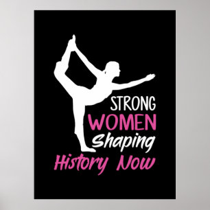 Póster Yoga Lover Yoga Strong Woman