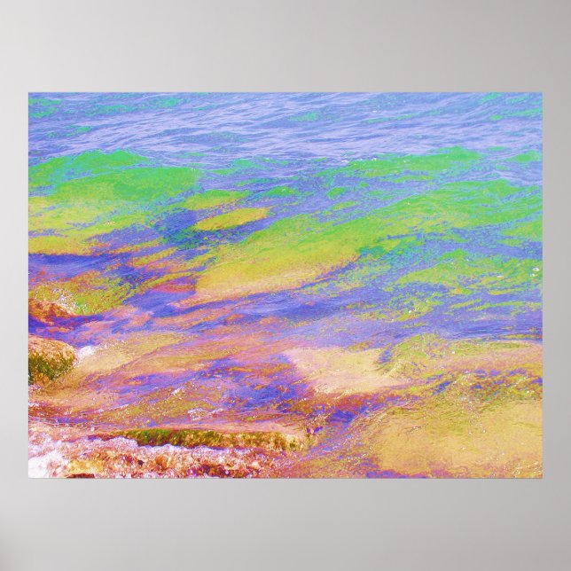 Póster Yoga Meditación - Waves Center Island Toronto V12 (Frente)