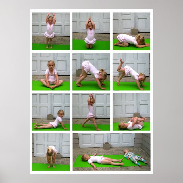 Póster Yoga Poses (Frente)