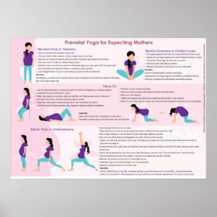Póster Yoga pre natal