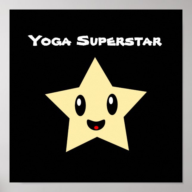Póster Yoga Superstar (Frente)