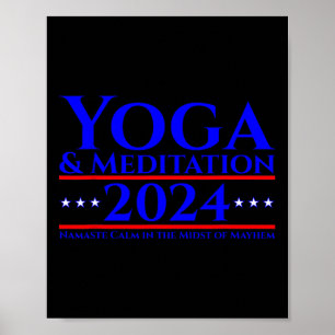 Póster Yoga y Meditación - Namaste Calm -