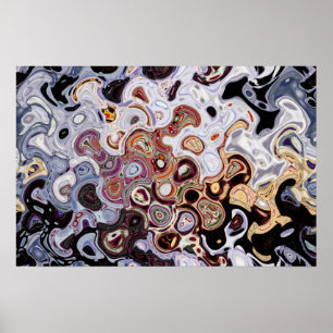 Póster Yolo County Fair Abstract 3 Purple   SVP Images