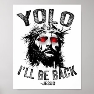 Póster Yolo Estaré Porck Resurrección de Jesús Cristianos
