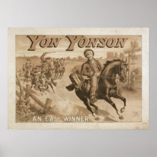Póster YON YONSON Play Act VAUDEVILLE Poster