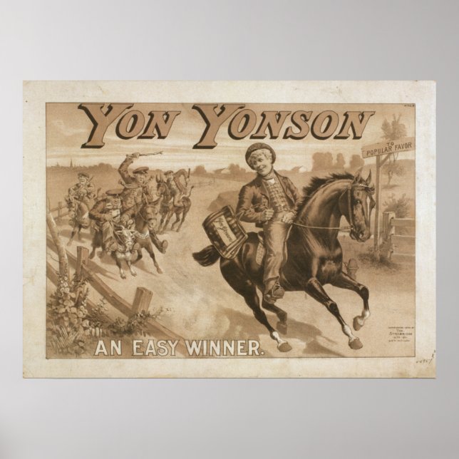 Póster YON YONSON Play Act VAUDEVILLE Poster (Frente)