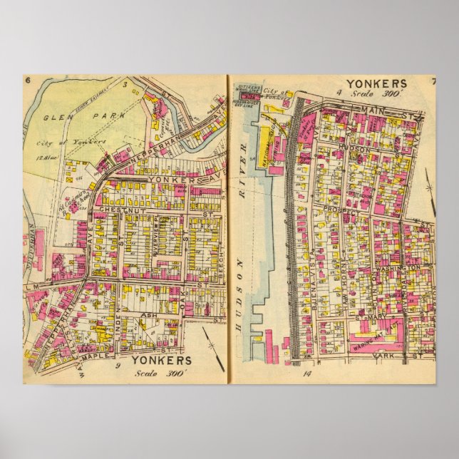 Póster Yonkers, Nueva York 16 (Frente)