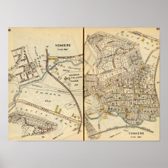 Póster Yonkers, Nueva York 19 (Frente)