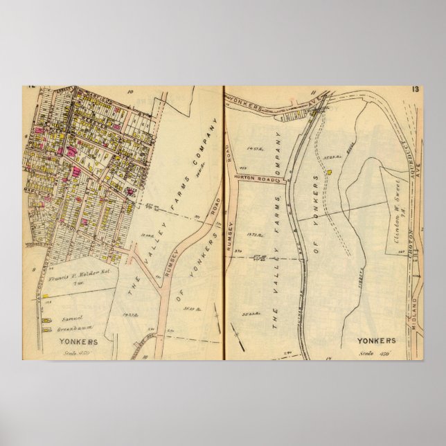 Póster Yonkers, Nueva York 21 (Frente)