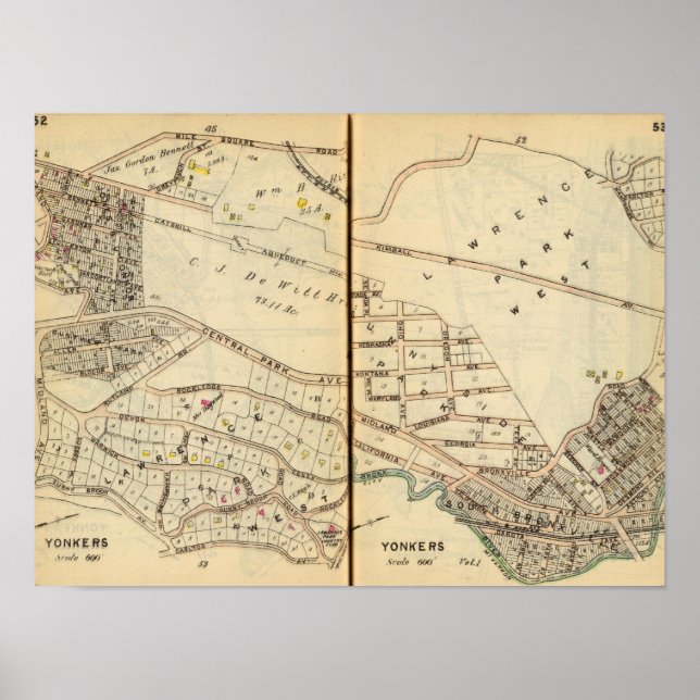 Póster Yonkers, Nueva York 6 (Frente)