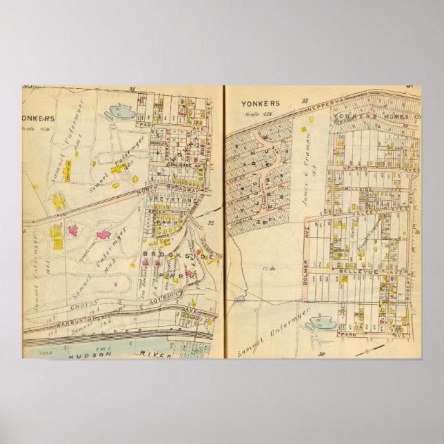 Póster Yonkers, Nueva York 8 (Frente)