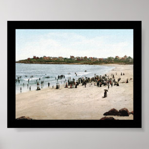 Póster York Beach, Maine 1901