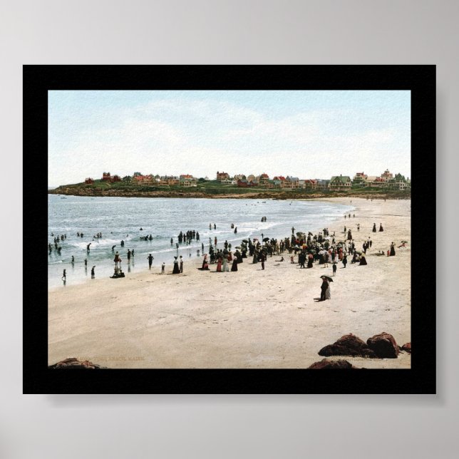 Póster York Beach, Maine 1901 (Frente)