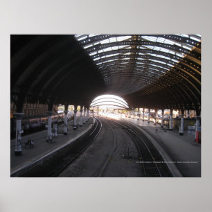 Póster York Train Station, England - Poster