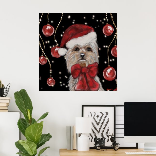 Póster Yorkie (Oficina en casa)