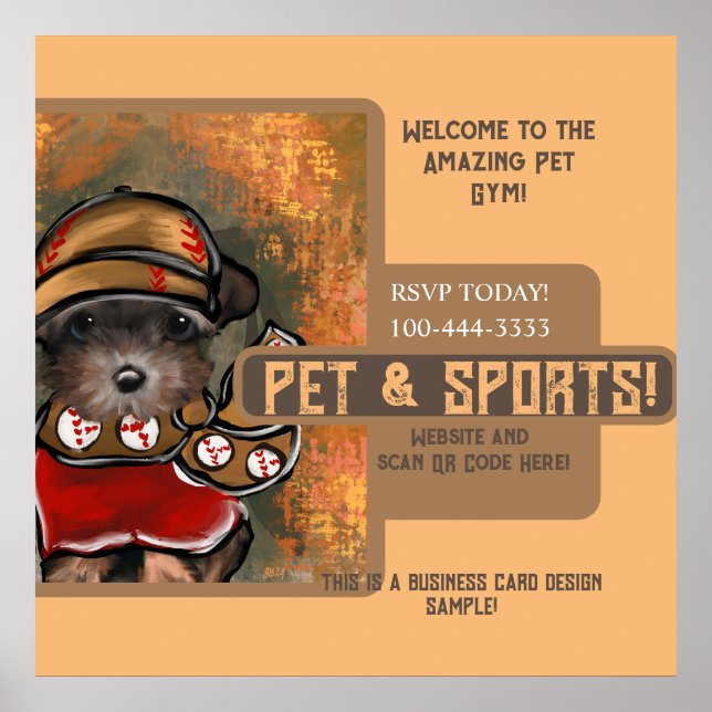 Póster Yorkie Poo (Frente)