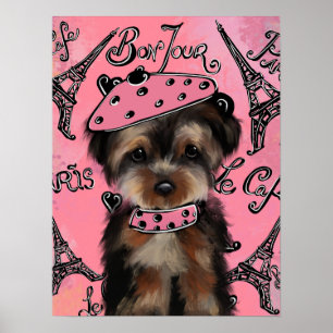 PÓSTER YORKIE POO          