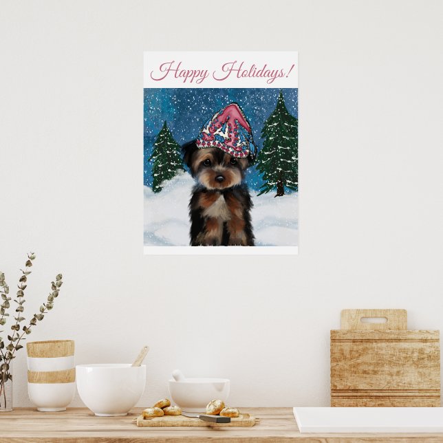 PÓSTER YORKIE POO (Cocina)