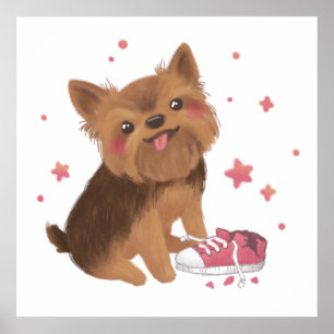 Póster Yorkie the Cutest Trouble Maker