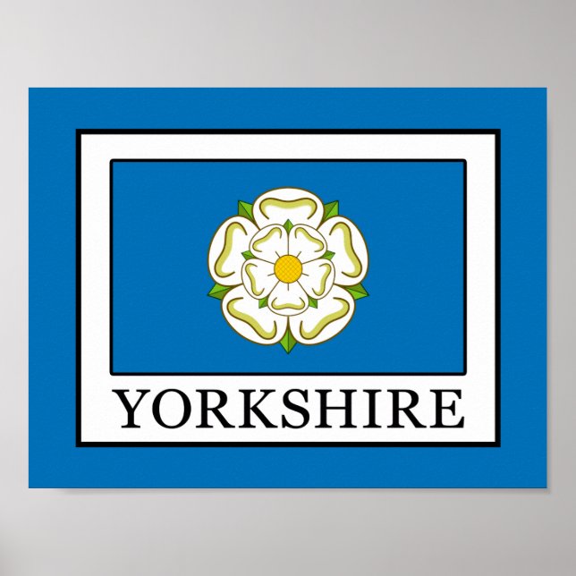 Póster Yorkshire County England (Frente)