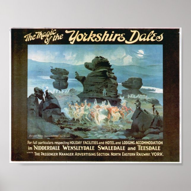 Póster Yorkshire Dales Print (Frente)