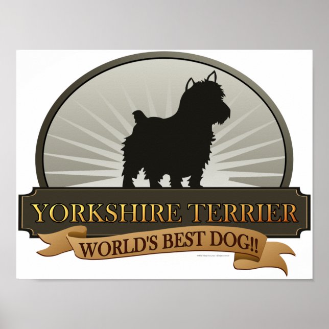 Póster Yorkshire Terrier (Frente)