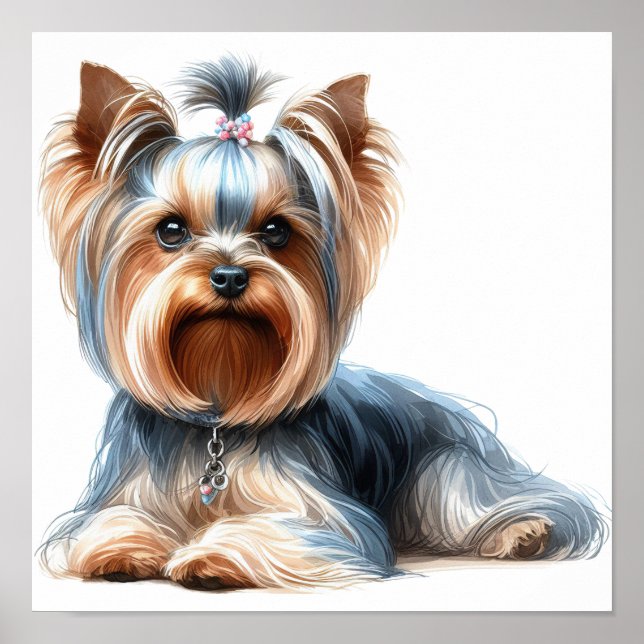 Póster Yorkshire Terrier (Frente)