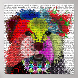 Póster Yorkshire Terrier - Patchwork