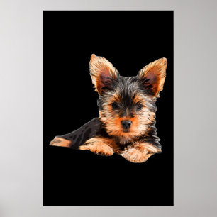 Póster Yorkshire terrier Yorkie Puppy Dog