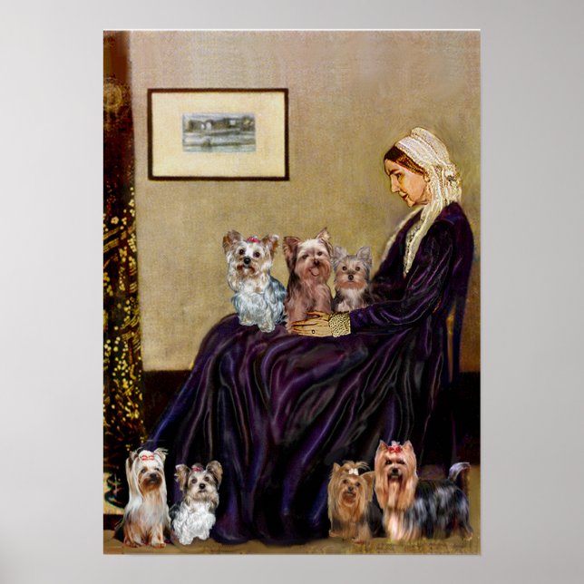 Póster Yorkshire Terriers (7) - Madres silvestres (Frente)
