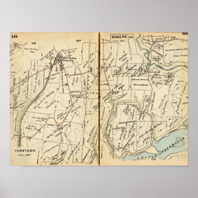 Póster Yorktown, Nueva York 4 (Frente)