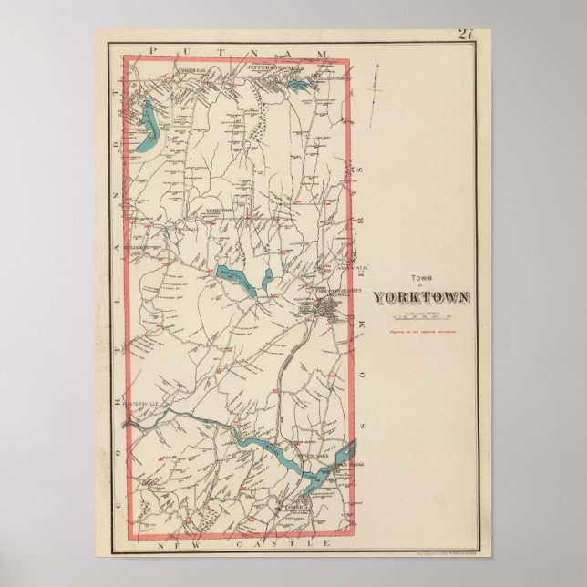 Póster Yorktown NY (Frente)