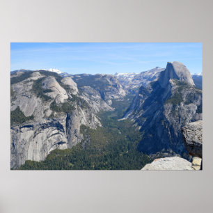 Póster Yosemite en el punto 3 del glaciar