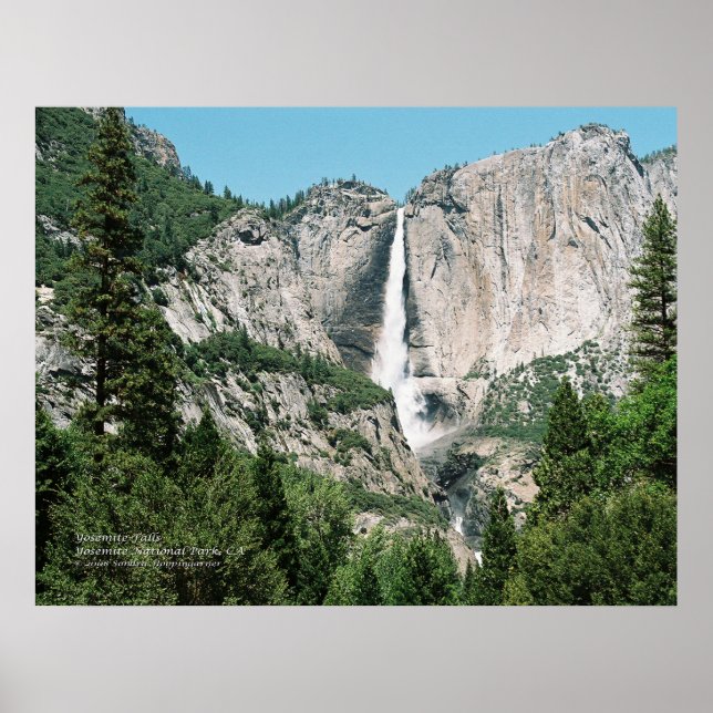 Póster Yosemite Falls 2 Print (Frente)