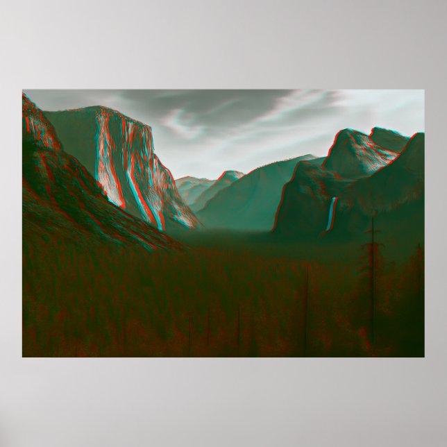 Póster Yosemite in 3D (Frente)