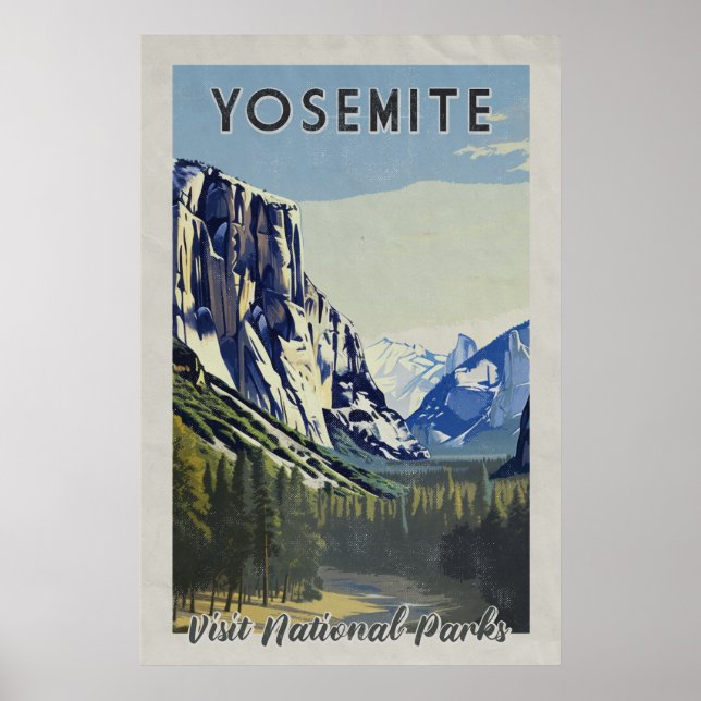 Póster Yosemite Park (Frente)