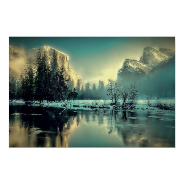Póster Yosemite Park (Anverso)