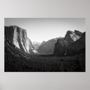 Póster Yosemite Valley desde Tunnel View