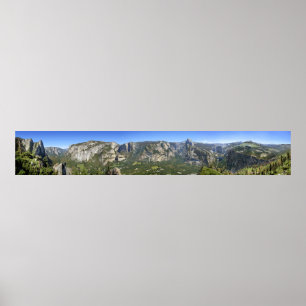 Póster Yosemite Valley Panorama - Yosemite
