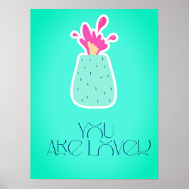 Póster You Are Loved Nursery Wall Art Print