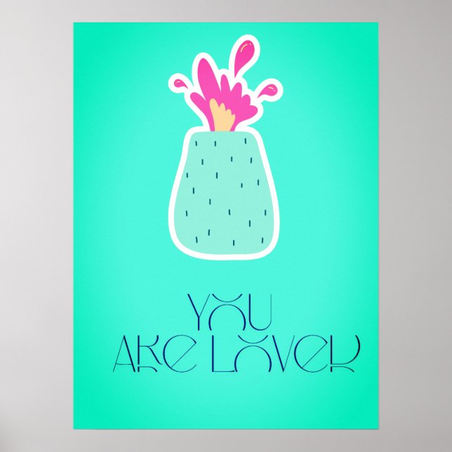 Póster You Are Loved Nursery Wall Art Print (Frente)