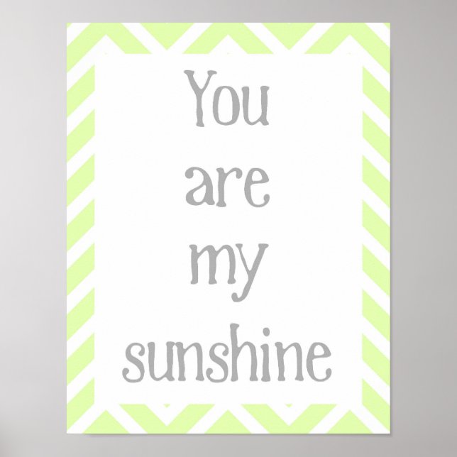 Póster You Are My Sunshine (Frente)