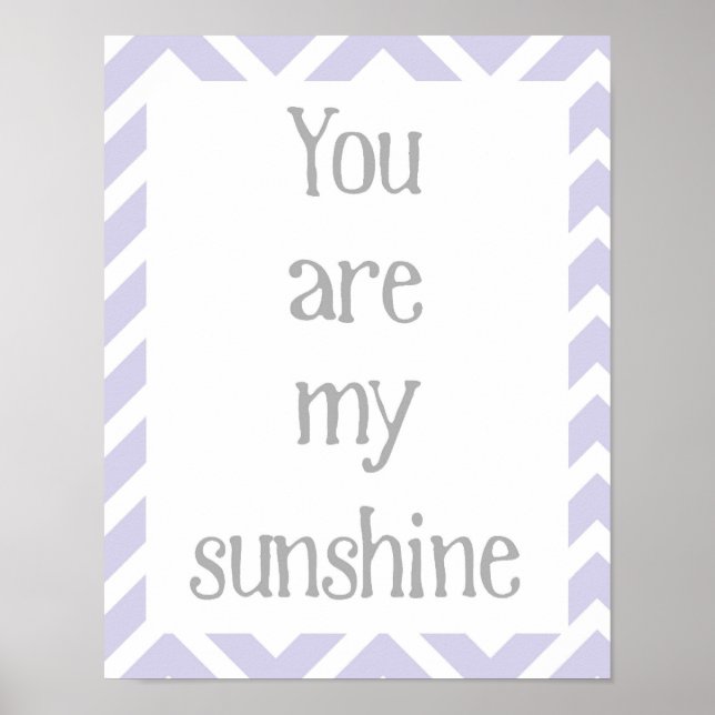 Póster You Are My Sunshine Poster (Frente)