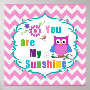 Póster You Are My Sunshine Poster Print