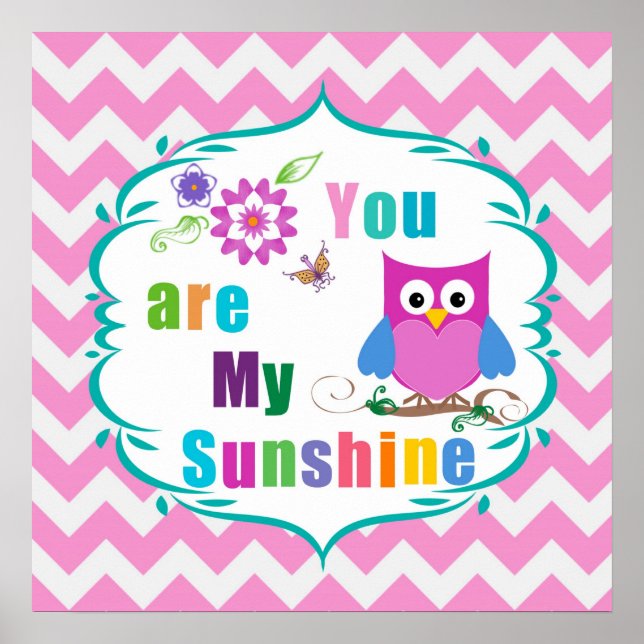 Póster You Are My Sunshine Poster Print (Frente)