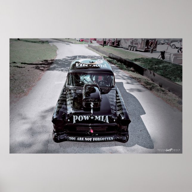 Póster You Are Not Forgotten 1955 POW-MIA Chevy (Frente)