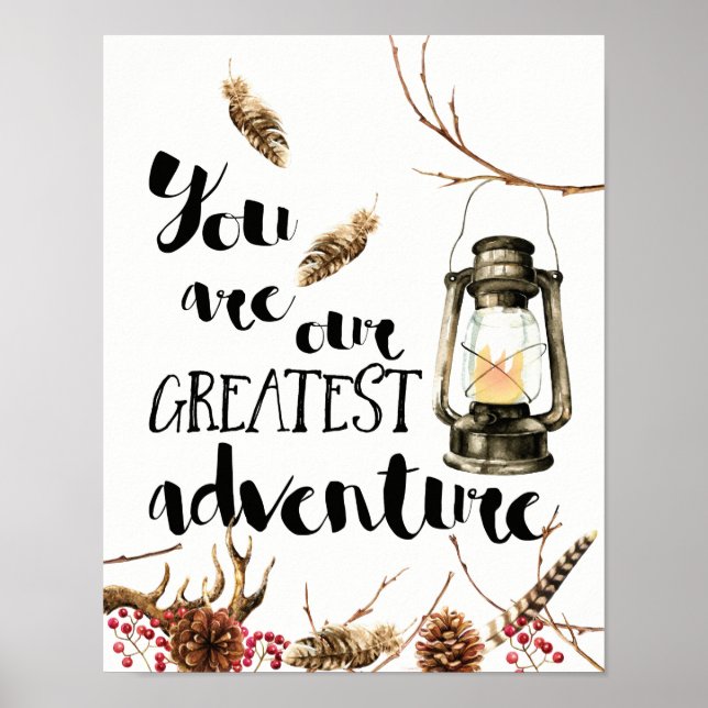 Póster You Are Our Greatest Adventure (Frente)