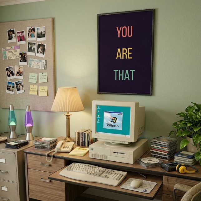 Póster You Are That — 90s Maximalist Poster | Retro Bdrm (Subido por el creador)