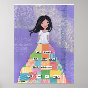 Póster You Can Do This - Art for Girls and Women